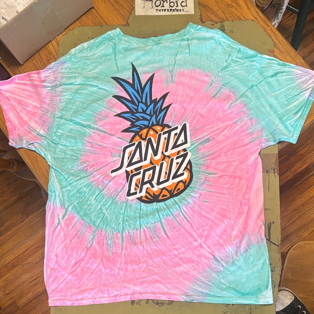 Santa Cruz Pastel Tie-Dye Tee